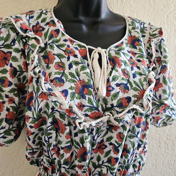 Maisie Elastic Waist Floral Mini Dress - Picture 2 of 8